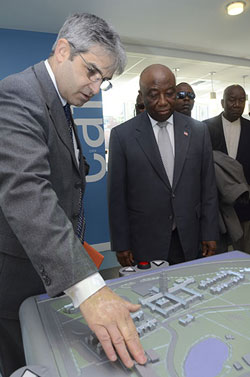 Detail of Perkins Campus Model